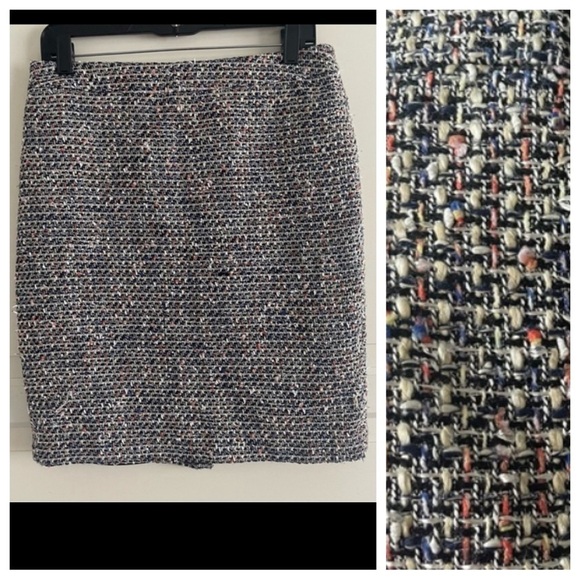 Sandro Boucle Tweed Pencil Skirt 30394 - Picture 1 of 6